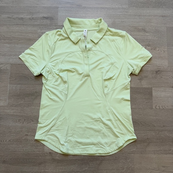 lululemon athletica Tops - Lululemon Women's Size 8 Quick Drying Short Sleeve Polo Shirt Performance Elle